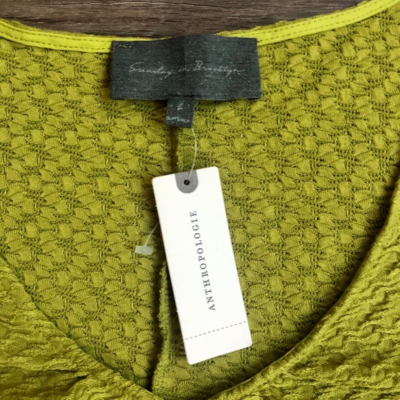 NWT Anthro Citron Sidonie V-neck Top - Picture 10 of 11